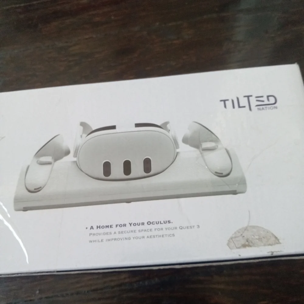 Tilted Nation 3 in 1 Headset and Controller Stand with Easy Charging- Box Inc